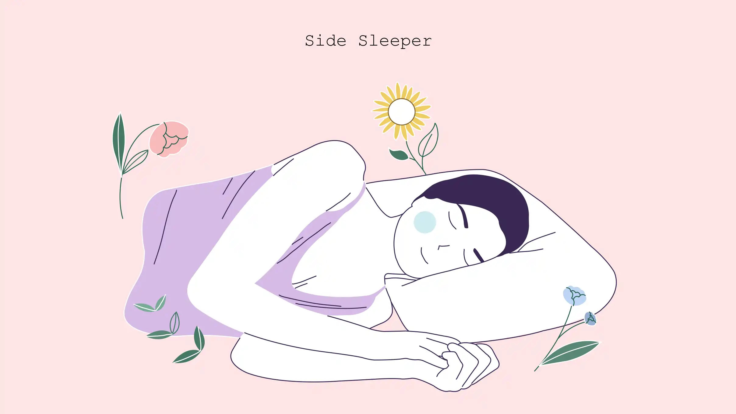 xxx side sleeper illustration Illustration of Side Sleeper