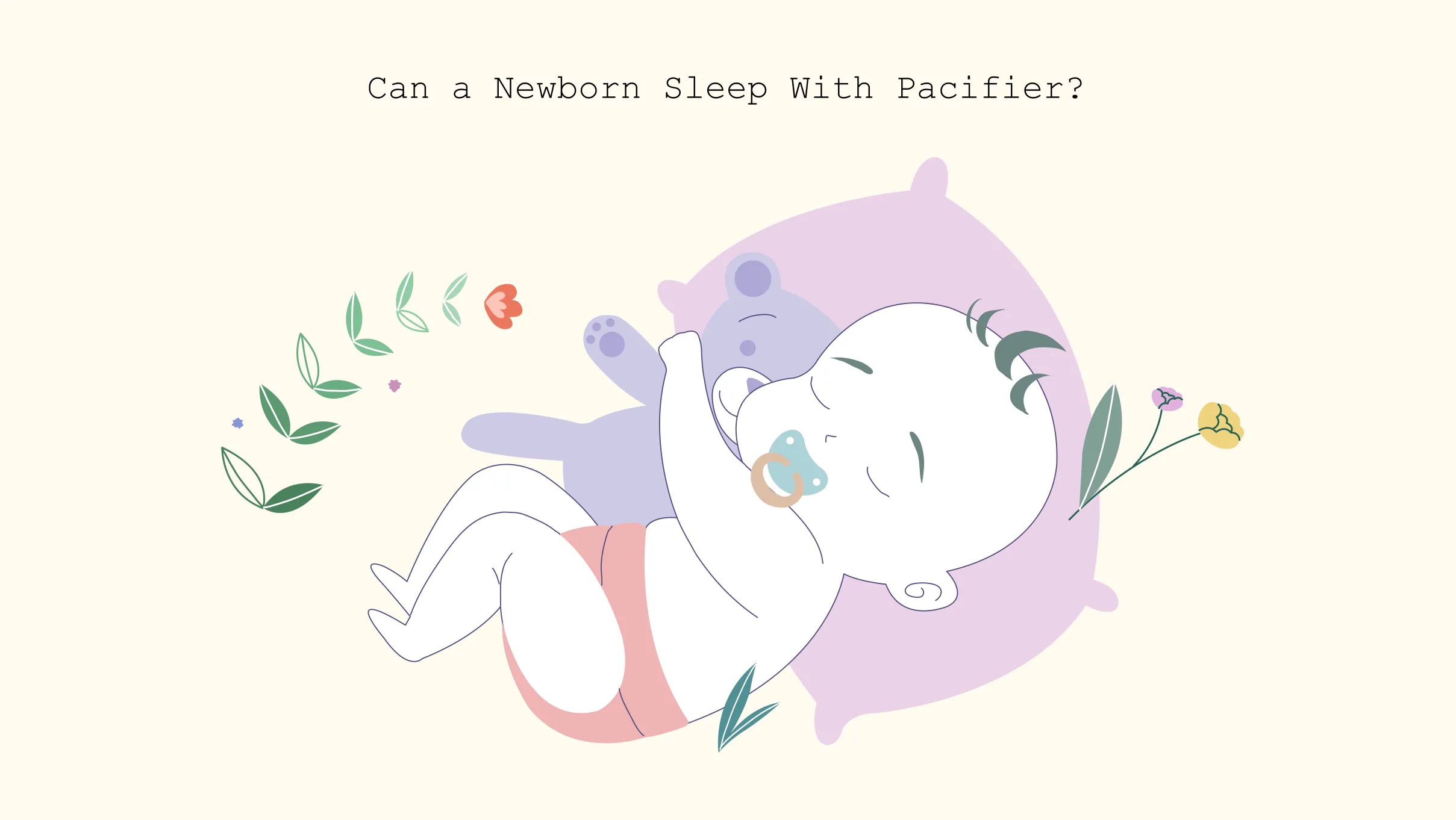 xxx Can a newborn sleep with pacifier Can a newborn sleep with pacifier