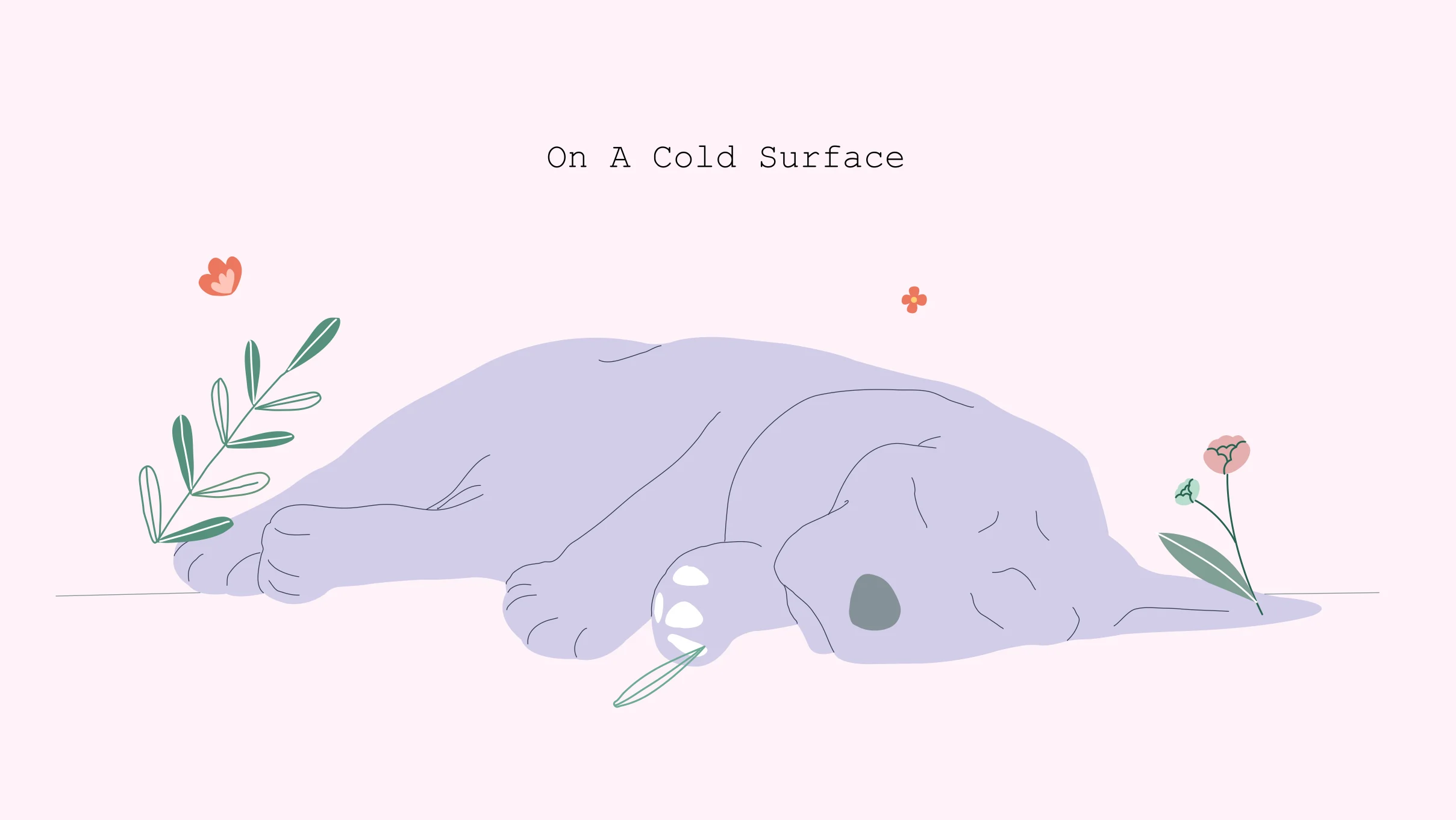 xxx Cold surface Cold surface- dog Sleeping position