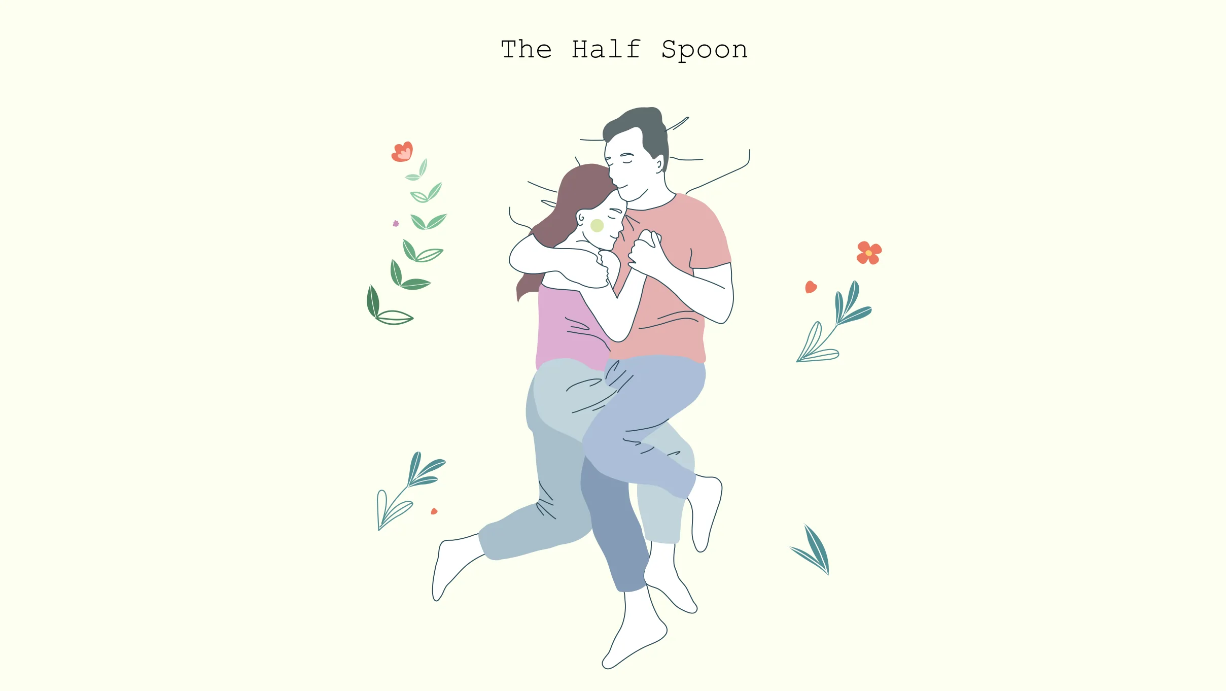 xxx Half Spoon couple sleeping with Half Spoon Cuddling Positions
