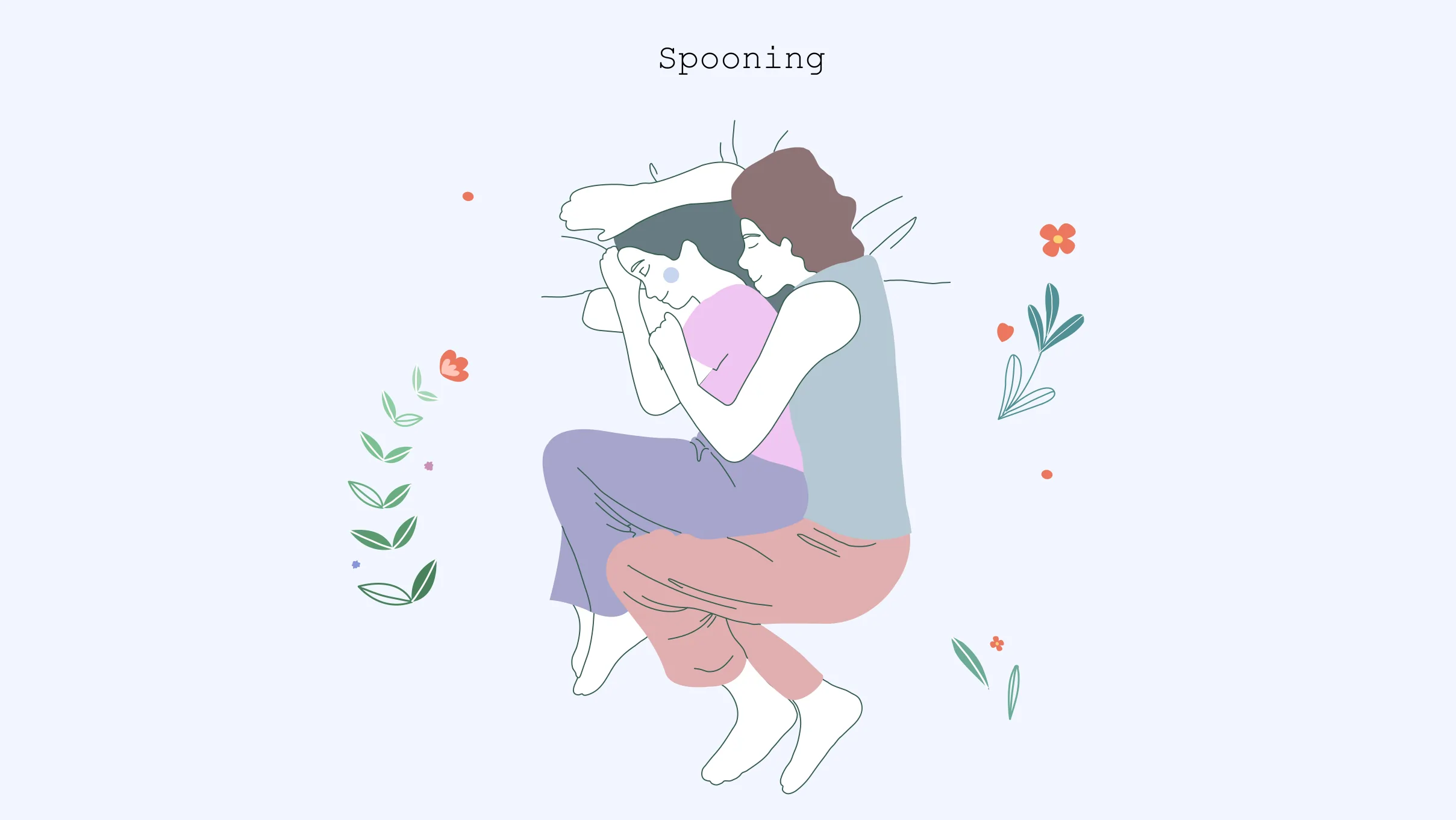 xxx Spooning couple sleeping with spoon position