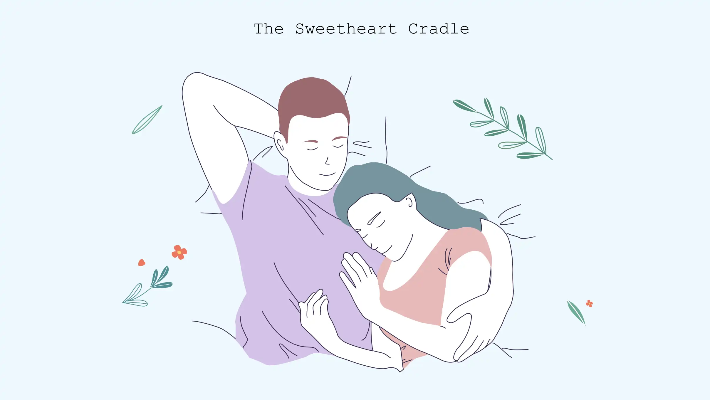 xxx Sweetheart cradle Couple sleeping in sweetheart cradle cuddling positions